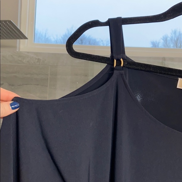Michael Kors navy cold shoulder top - Picture 4 of 4